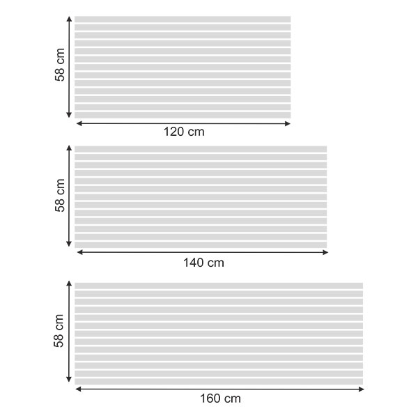 Stickers muraux: Lignes Horizontales II