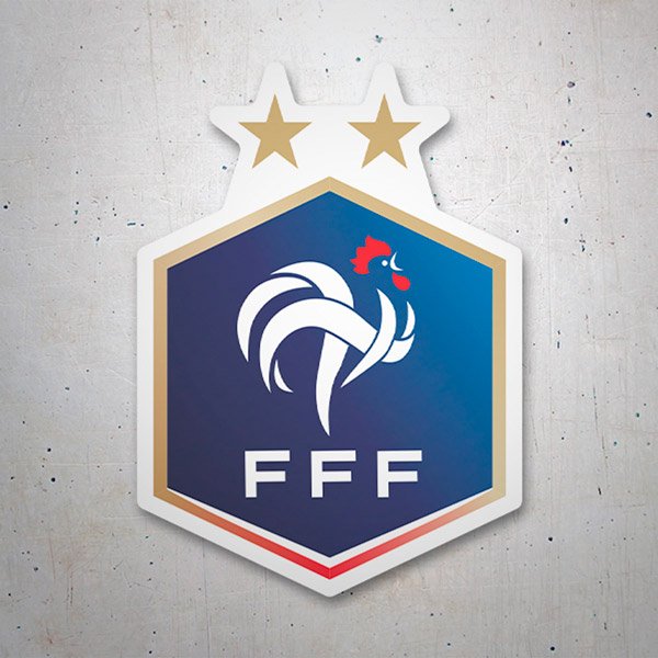 Autocollants: France - Bouclier de football