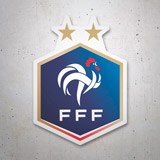 Autocollants: France - Bouclier de football 3