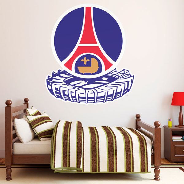 PSG, Autocollant Logo Paris Saint Germain Stickers Mural : :  Sports et Loisirs