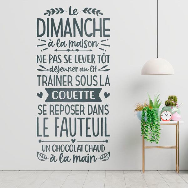 Stickers muraux citations en français 