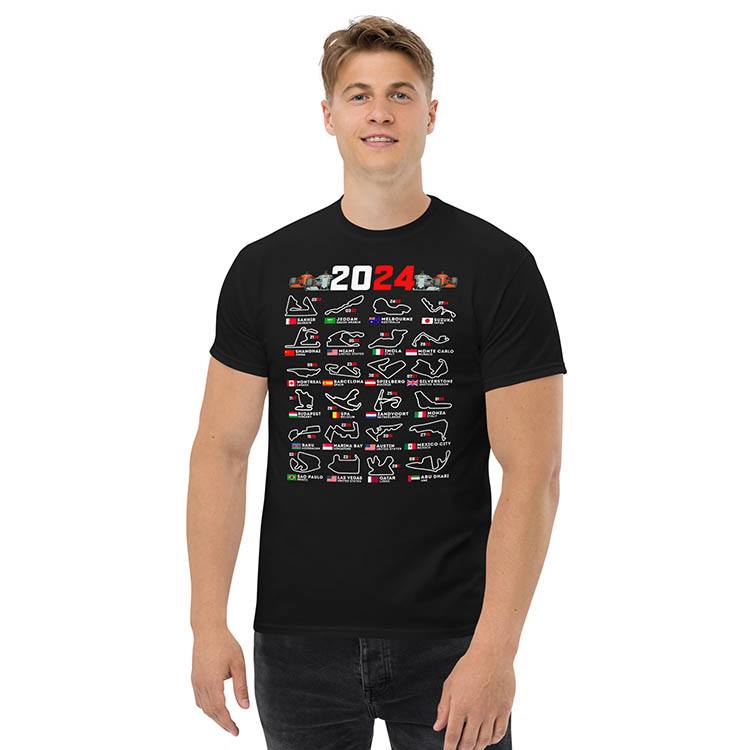 T-shirts: T-shirt Circuits de Formule 1