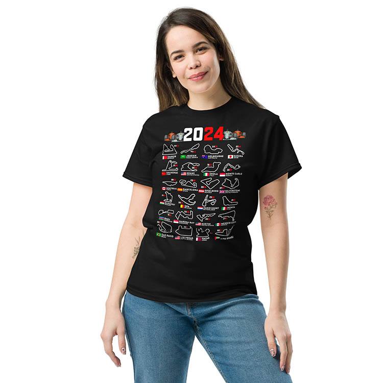 T-shirts: T-shirt Circuits de Formule 1