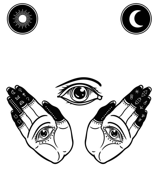 T-shirts: T-shirt Ouija et occultisme