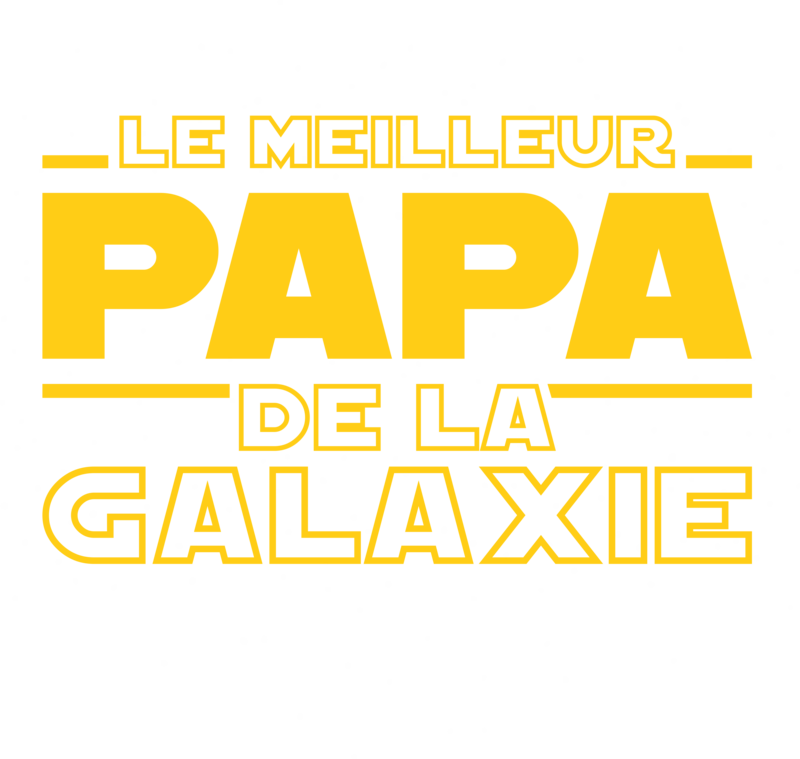 T-shirts: Le Meilleur Papa de la Galaxie