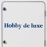 Stickers camping-car: Hobby de luxe 2