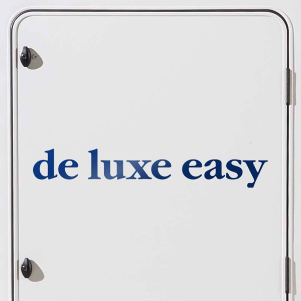 Stickers camping-car: De luxe easy