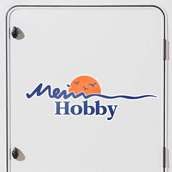 Stickers camping-car: Hobby soleil 2