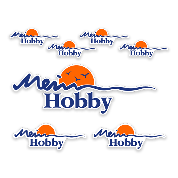 Stickers camping-car: Kit Hobby soleil