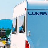 Stickers camping-car: Autocollant Logo Lunar pour Caravane 2