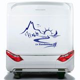 Stickers camping-car: Paysage Rapido 2