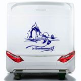 Stickers camping-car: Paysage Rapido le Randonneur 2