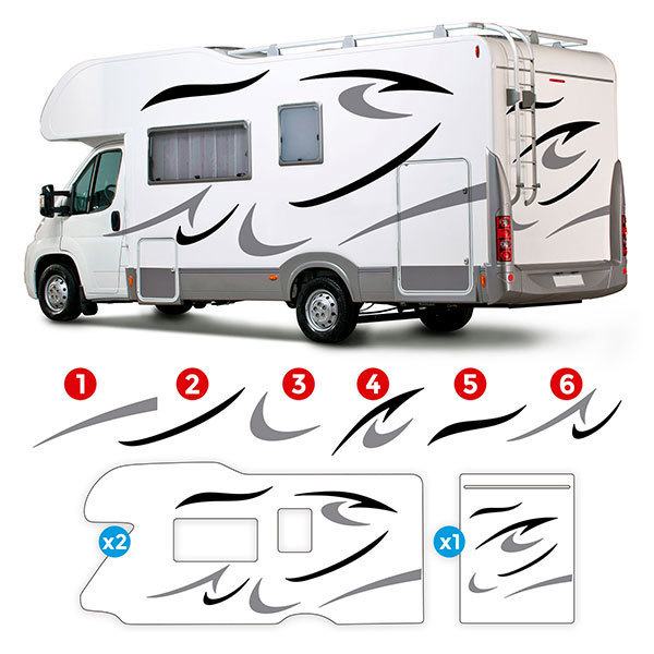 Stickers Camping car, Caravane, Van et FOURGON - WebStickersMuraux